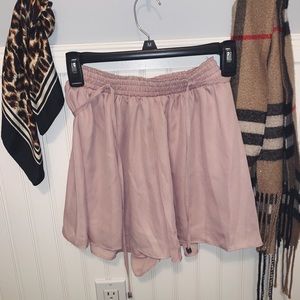 Pink Flowy Shorts